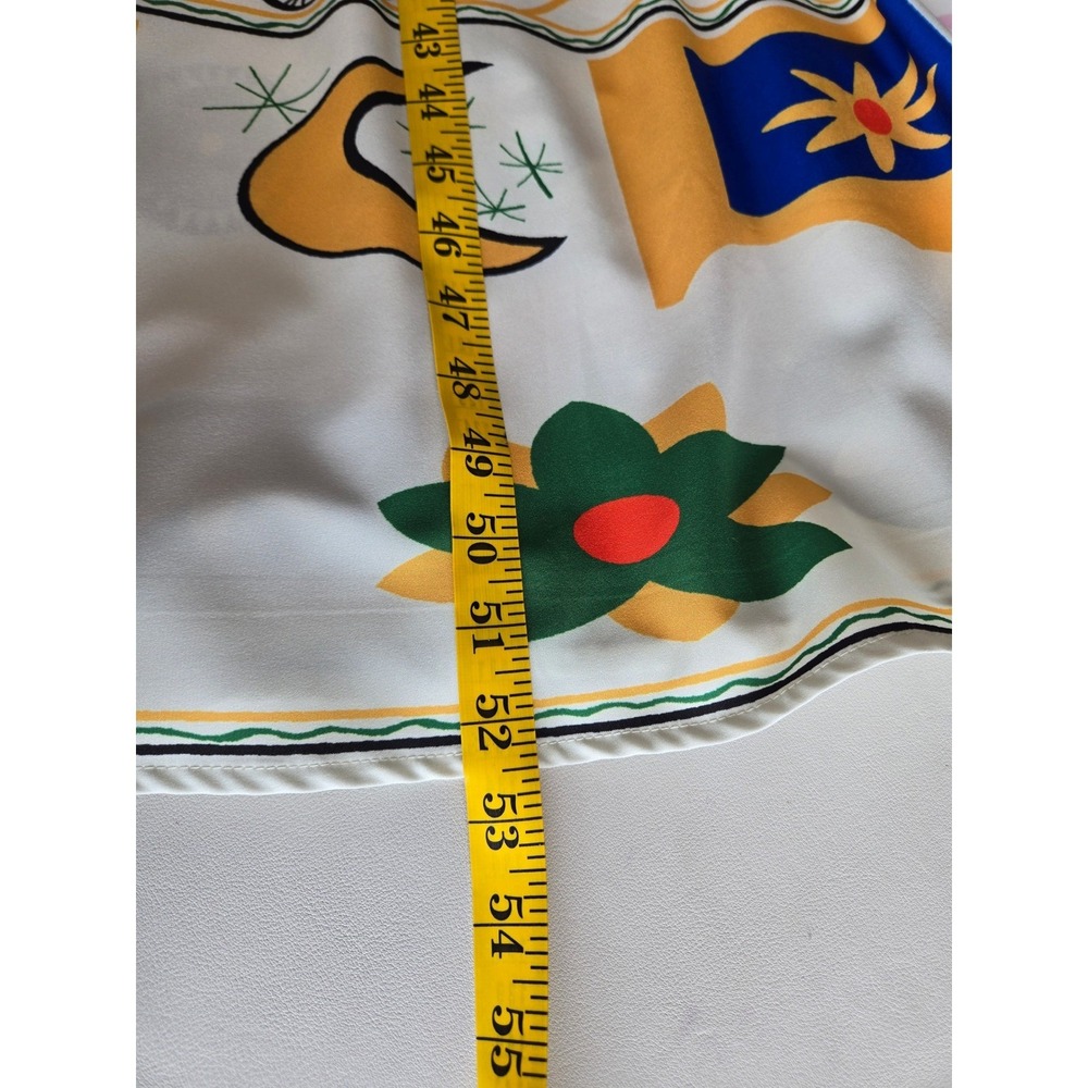 Commense Abstract Sun Moon Smocked Maxi Dress Sz S Artsy Resort Eclectic Soleil - Picture 8 of 10